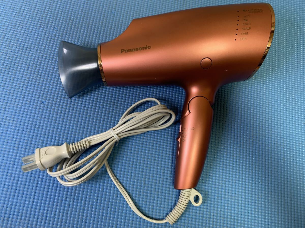 送料無料～（動作品）Panasonic ナノケア ヘアドライヤー EH-CNAOE ピンクゴールド （W-47）