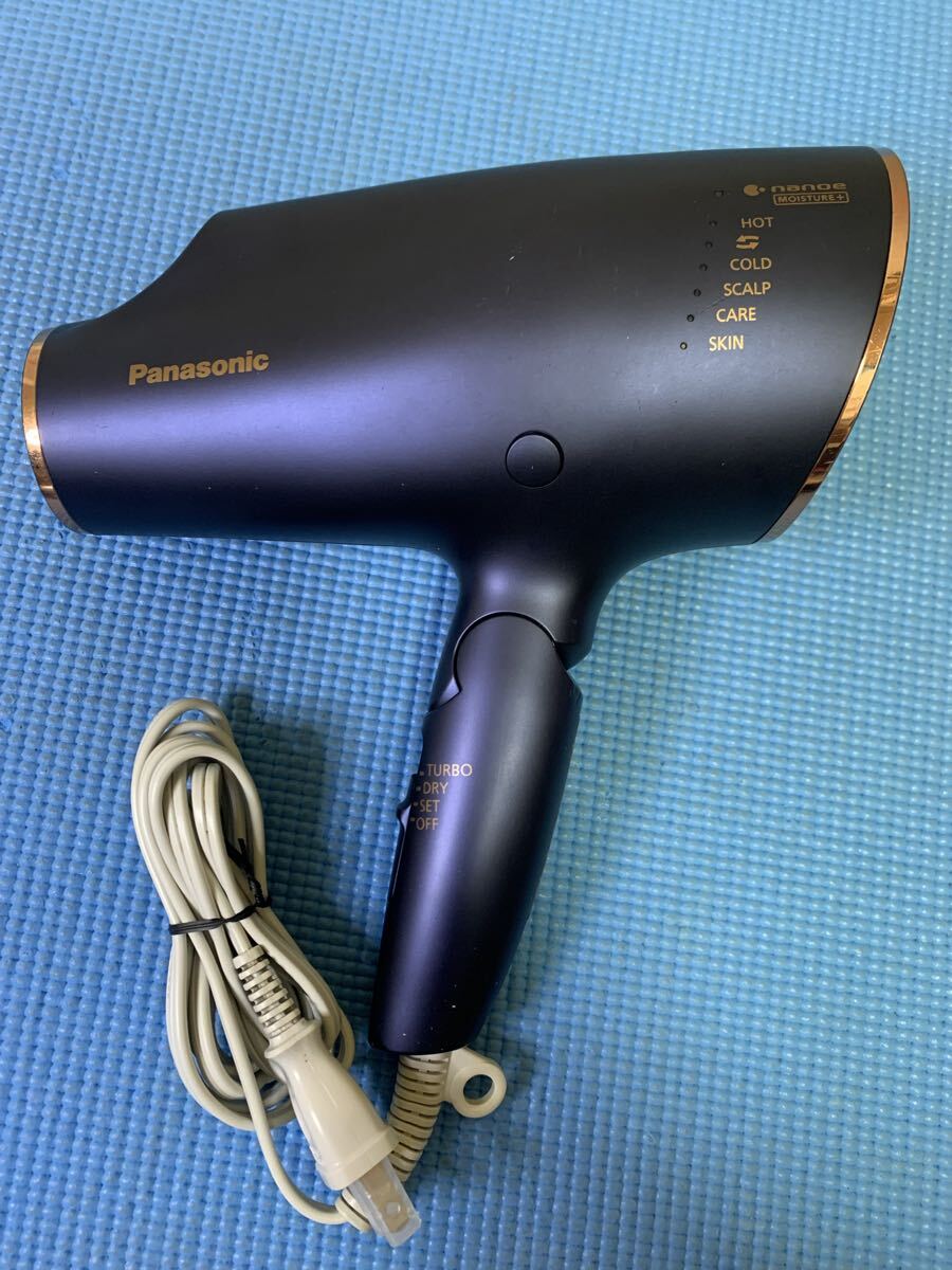  （動作品）Panasonic ヘアドライヤー EH-CNAOE （ネイビー）（W-9）