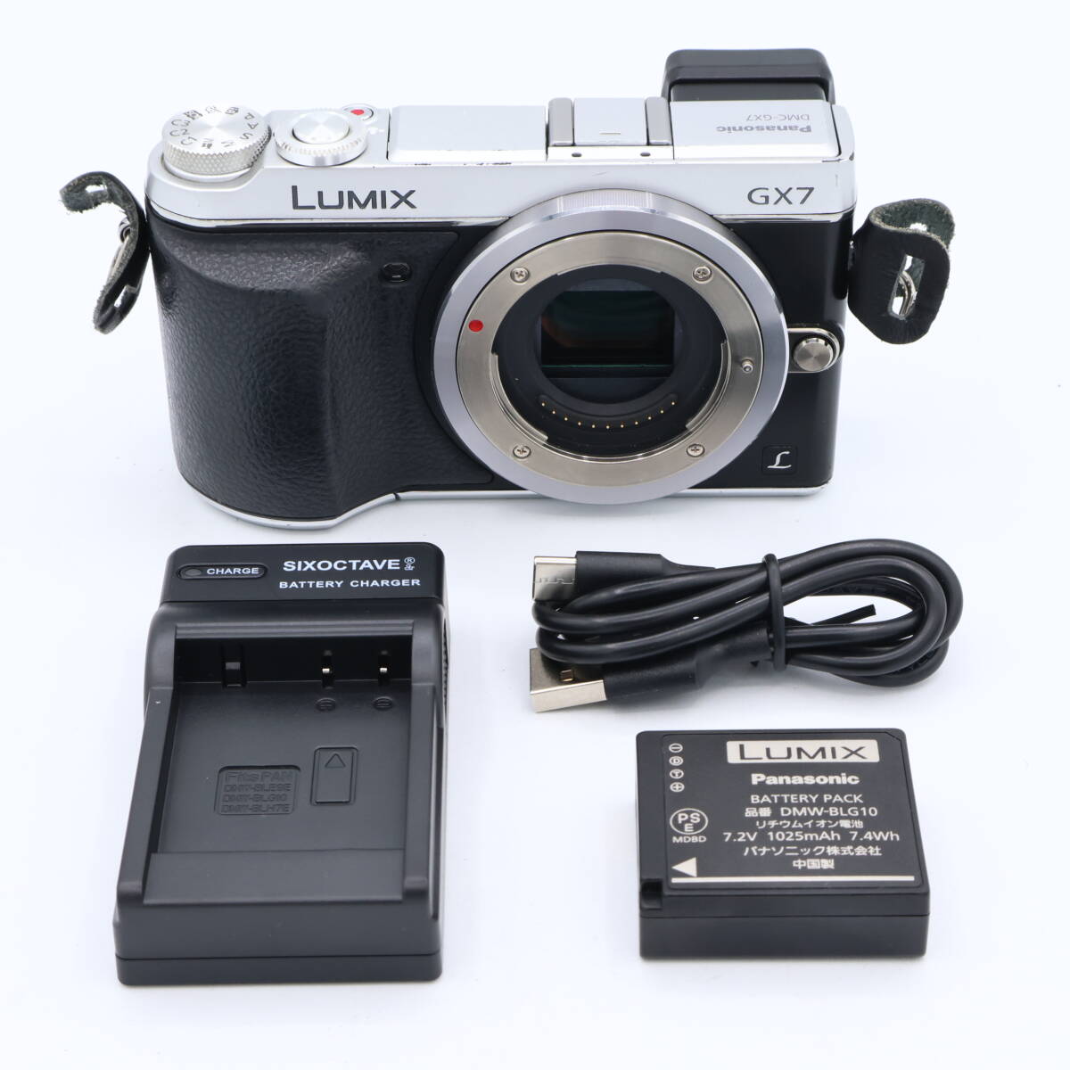 Panasonic パナソニック ミラーレス一眼カメラ ルミックス GX7 ボディ シルバー DMC-GX7-S #260606_FS5DC701013