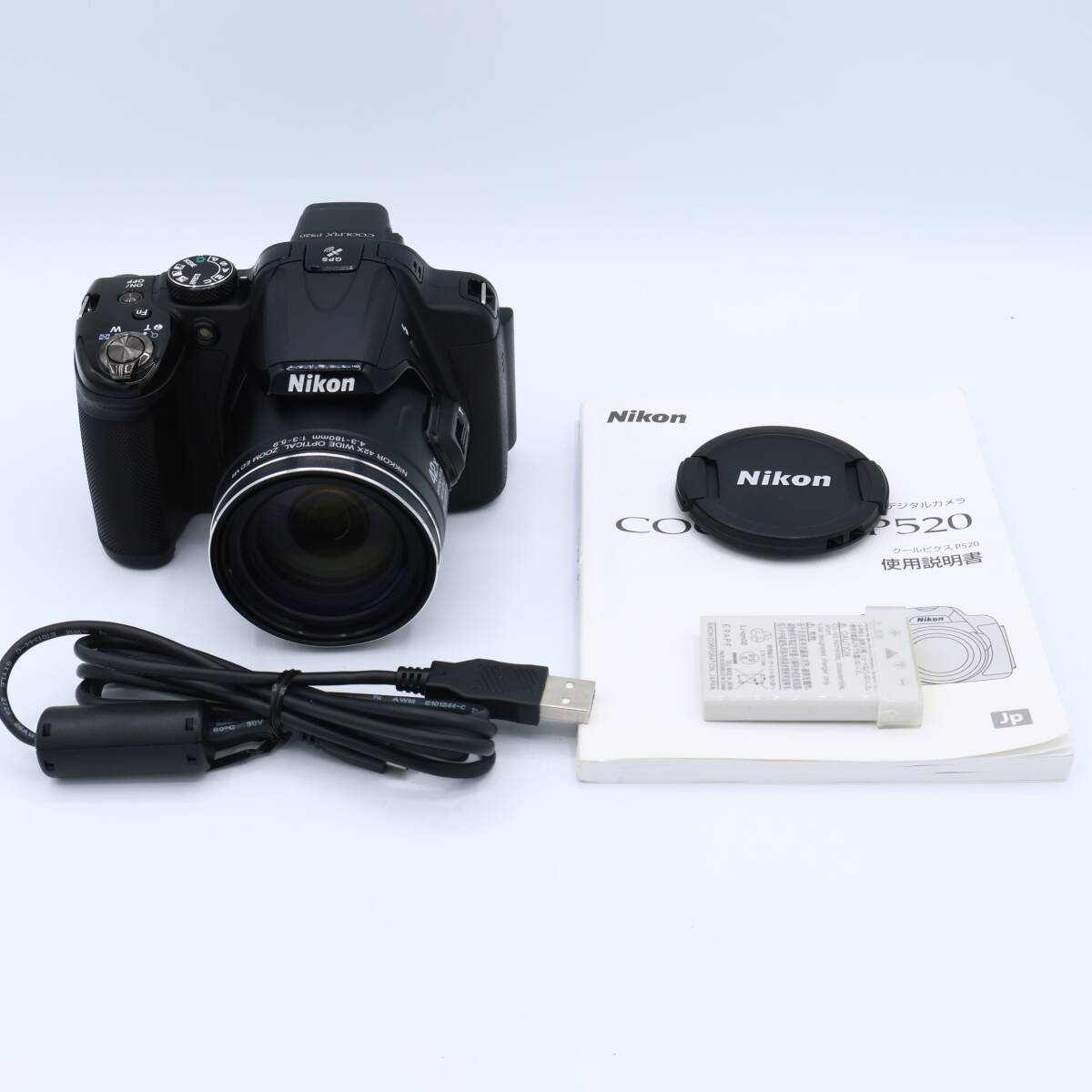 Nikon ニコン デジタルカメラ COOLPIX P520 光学42倍ズーム バリアングル液晶 ブラック P520BK #260613_21007256