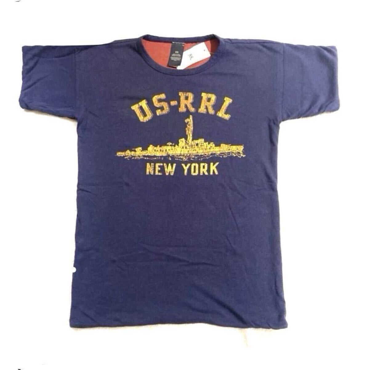 RRL ヴィンテージ加工 リバーシブルTシャツ L