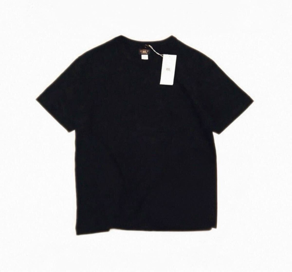 RRL ポケットTシャツ ブラック Lサイズ