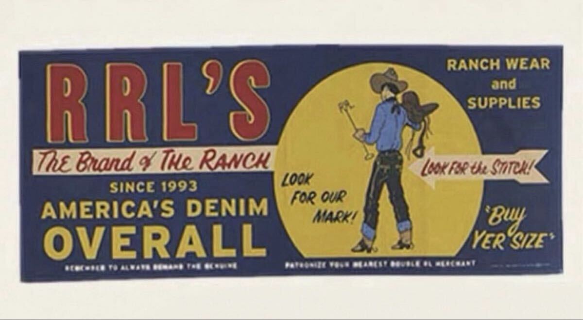 RRL'S AMERICA'S DENIM OVERALL タペストリー