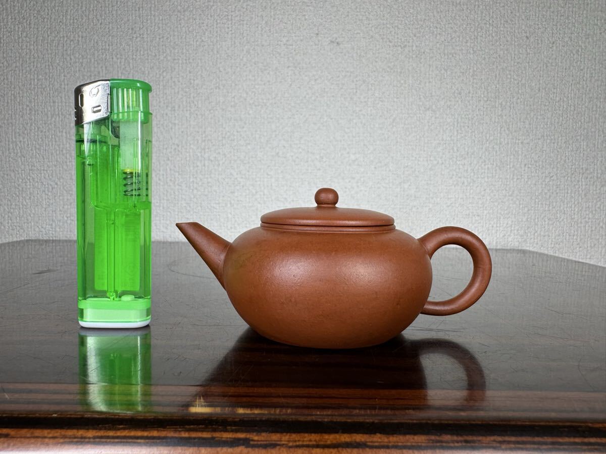 宜興惠孟臣 朱泥 急須 紫砂 中国宜興 唐物 紫泥 煎茶道具 中国美術 茶壷 在銘