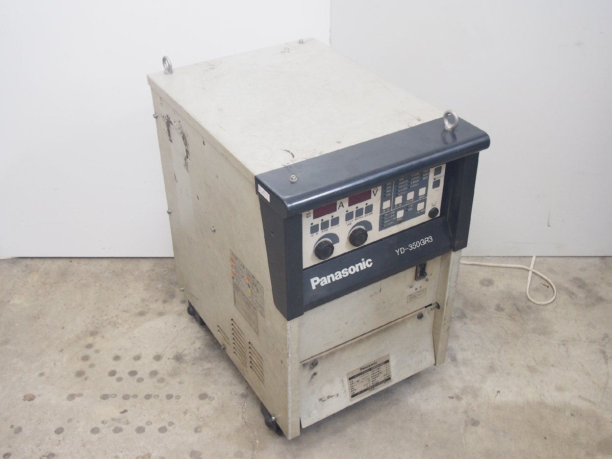 ☆【4F0604-17】 Panasonic パナソニック インバータ式CO2溶接用直流電源 YD-350GR3 2009年製 三相200V 溶接機 ジャンク
