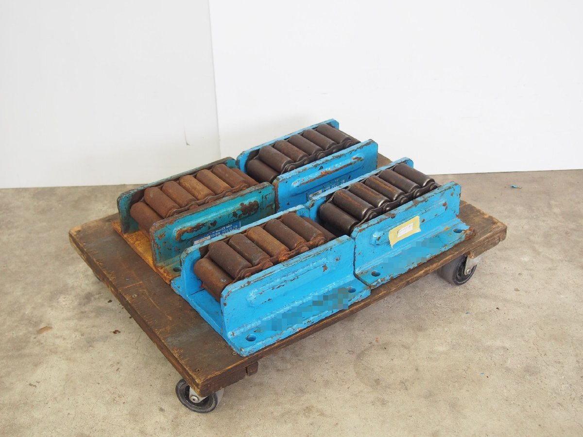 ☆【3T0609-7α1】 カツヤマキカイ チルタンク NO-12 4台セット 12t 12TON 機種タイプ3? 重量物運搬 チルコーポレーション 現状品