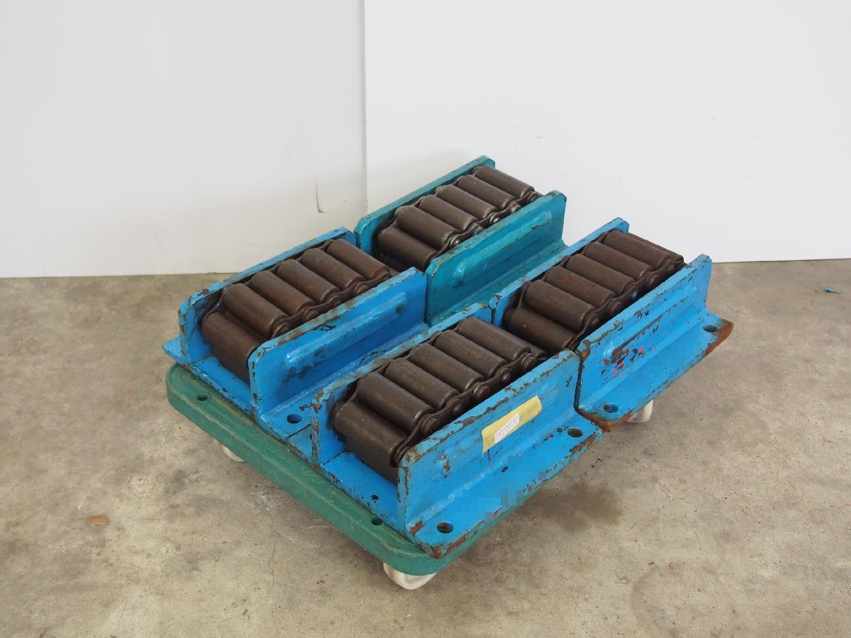 ☆【3T0609-7α3】 カツヤマキカイ チルタンク NO-12 4台セット 12t 12TON 機種タイプ3? 重量物運搬 チルコーポレーション 現状品