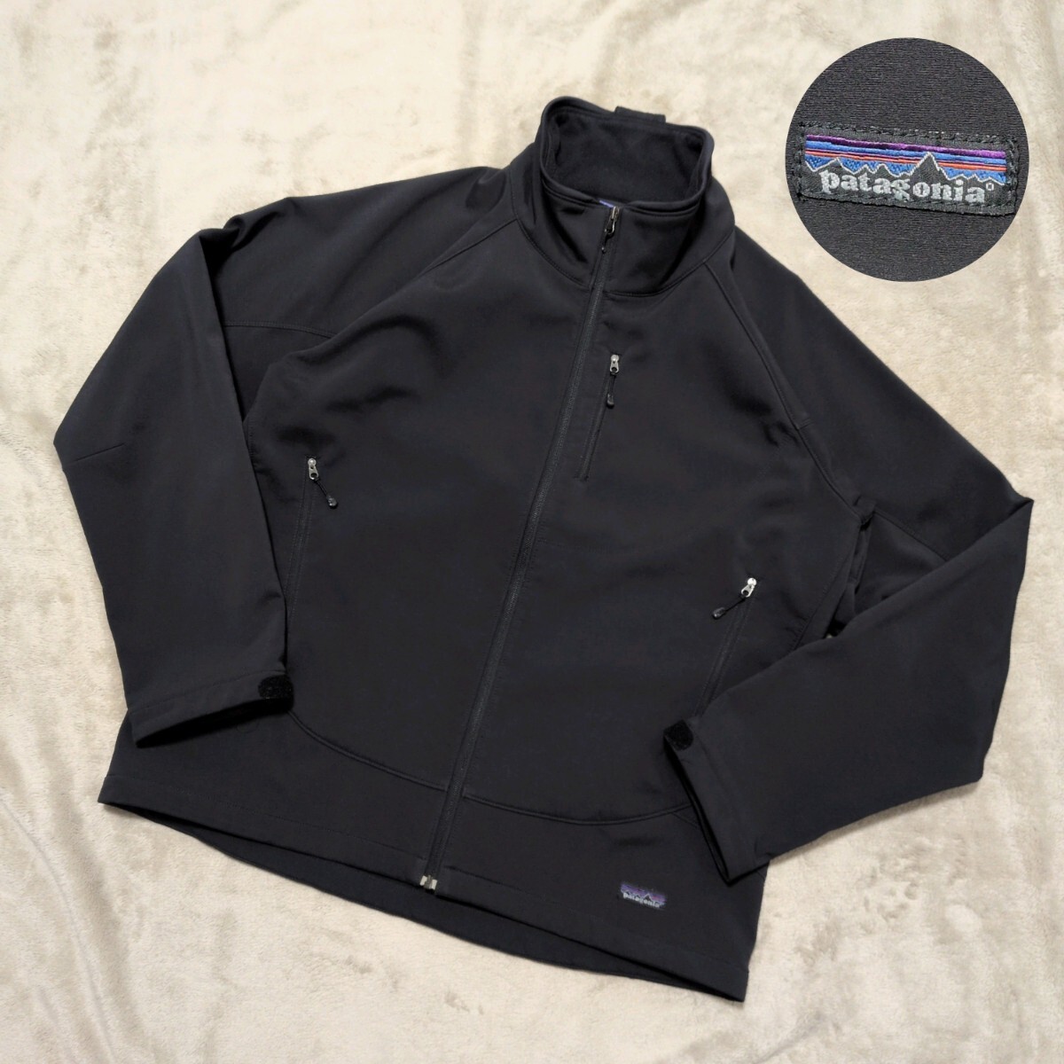 希少★patagonia パタゴニア Super Guide Uniform Jkt-Special スーパーガイドユニフォーム ソフトシェル XL 黒 11290F8