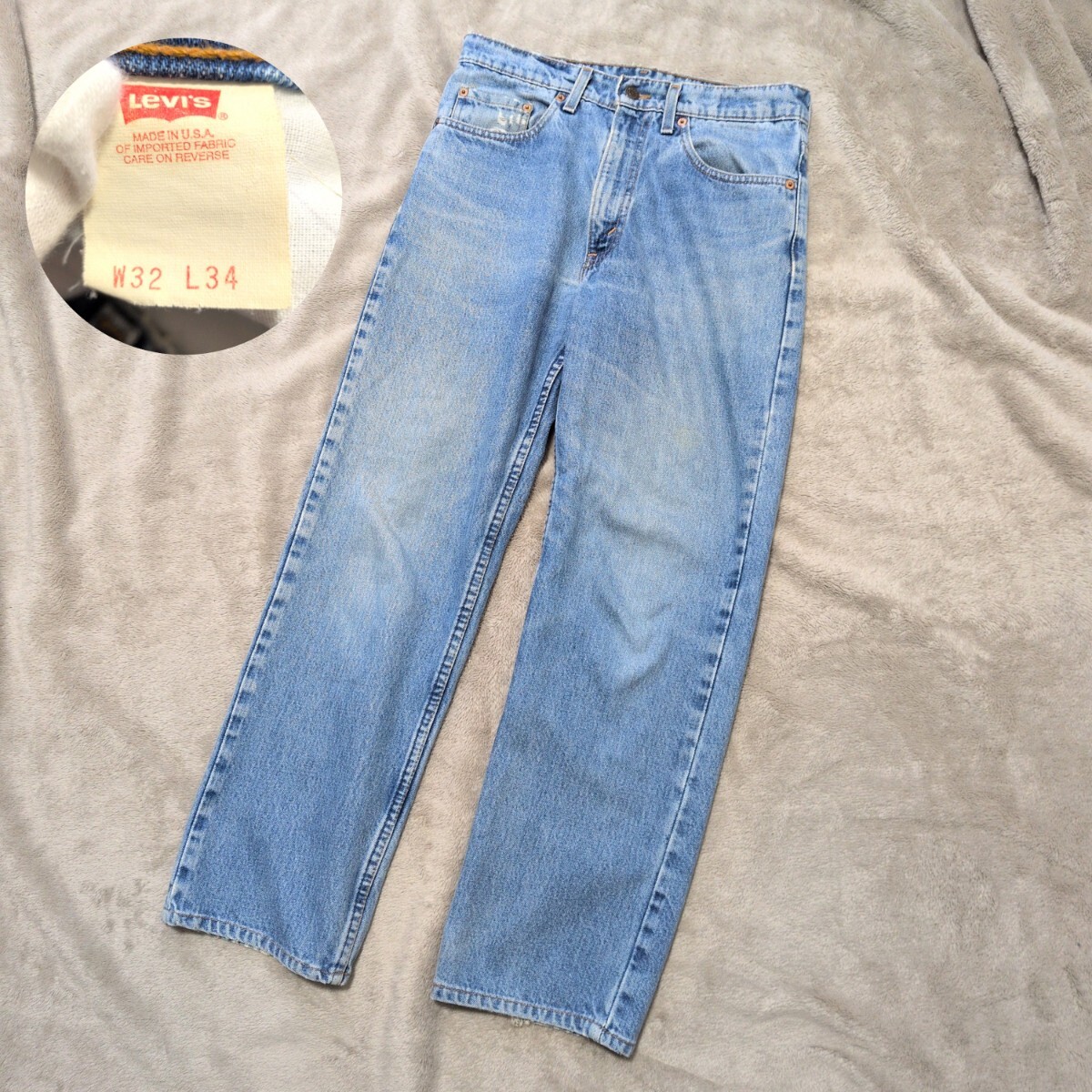 Levis リーバイス ジーンズ 515 USA製 W32 L34 ボタン裏501 デニムパンツ 97年製 縦落ち