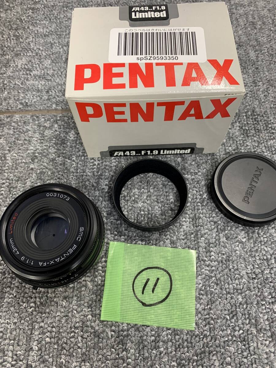 (11)1円売切り PENTAX ペンタックス FA 43mm F1.9 Limited Black ブラック 単焦点レンズ ジャンク