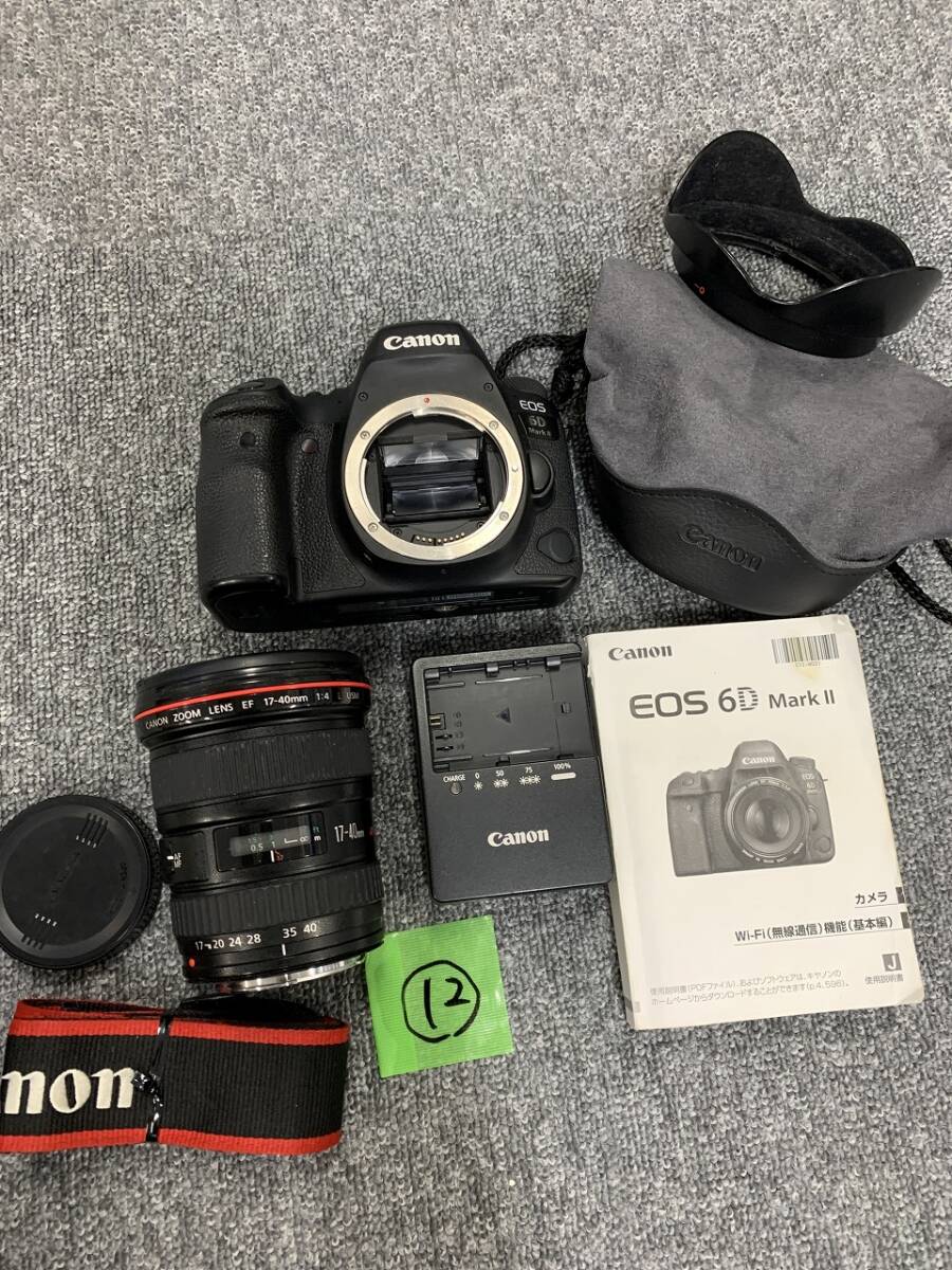 (12)1円売切り Canon キヤノン EOS 6D Mark II EF 17-40mm F4L USM まとめ売り ジャンク