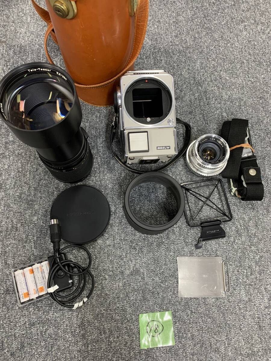 (18)1円売切り HASSELBLAD ハッセルブラッド 500EL/M 月面着陸20周年記念モデル CF 350mm F5.6 Planar 80mm F2.8 まとめ売り ジャンク