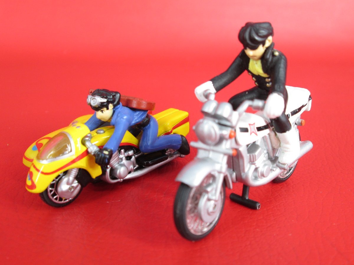 ハカイダー サブロー 白いカラス キカイダー ジロー ダブルマシーン キャラウィール ミニカー フィギュア まとめて 現状品 梱包A （中YBX9