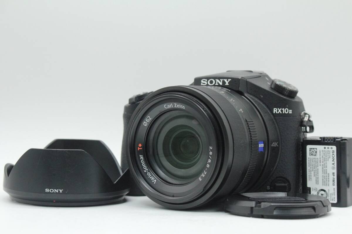 ★良品★ソニー SONY Cyber-Shot DSC-RX10M2#《シャッター, フラッシュデータ閲覧 OK!》《キャップ レンズフード 付き!》#000441#5504