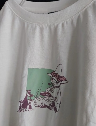 MOOMIN スナフキン 半袖Tシャツ ホワイト