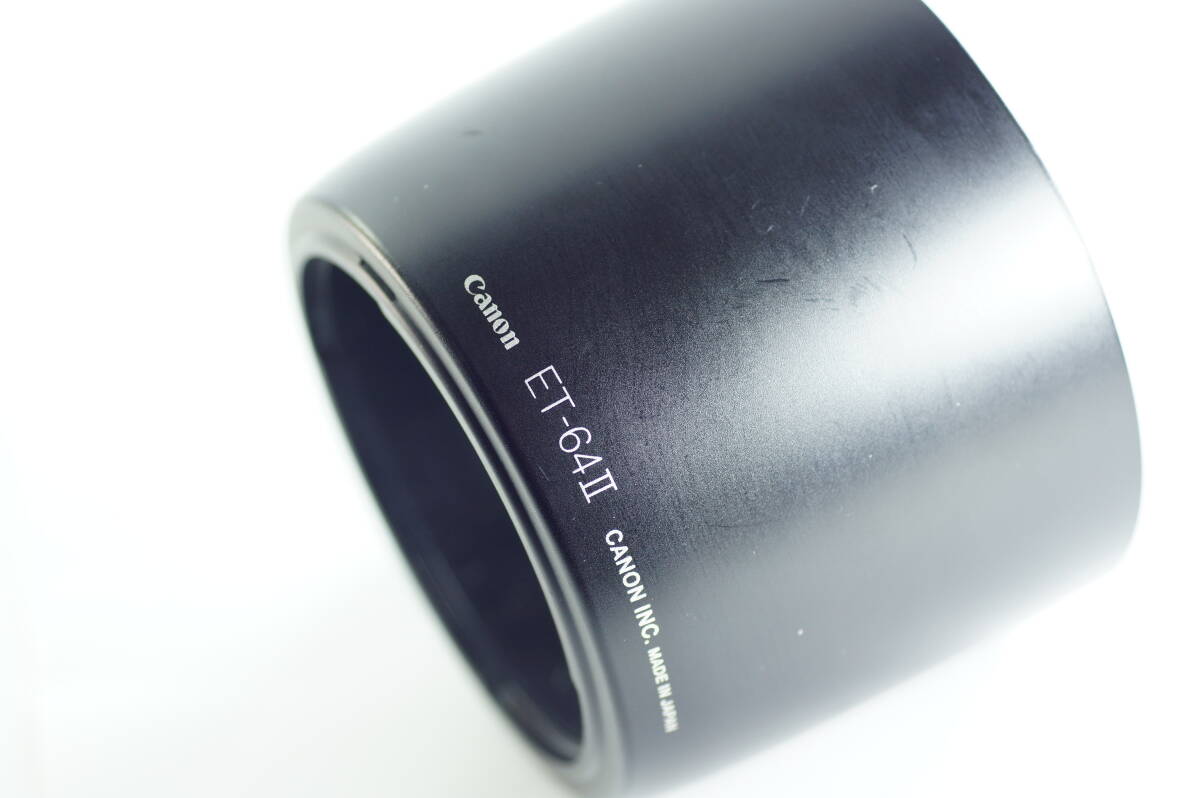 6A『並品』CANON ET-64 Ⅱ EF75-300mm F4-5.6 IS USM キヤノン キャノン レンズフード LENS HOOD SHADE