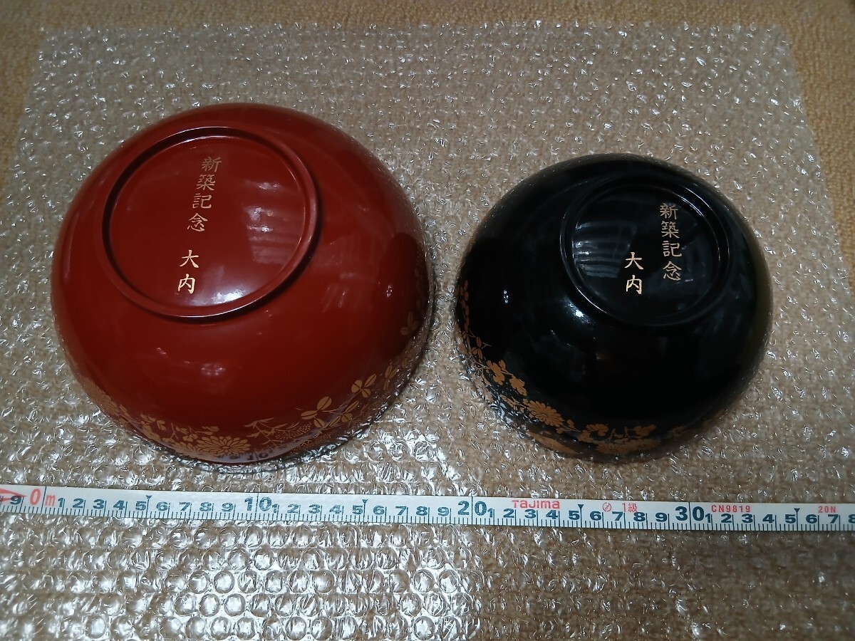 どんぶり鉢 汁椀 夫婦椀 お椀 漆器 和食器 菓子器 本金 蒔絵 どんぶり 丼 夫婦鉢 漆塗り 木製 ジャンク品