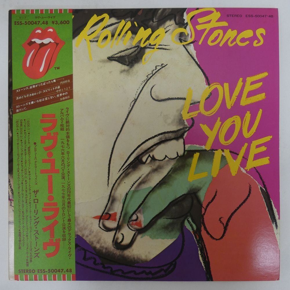 48158906;【帯付/2LP/見開き】The Rolling Stones / Love You Live