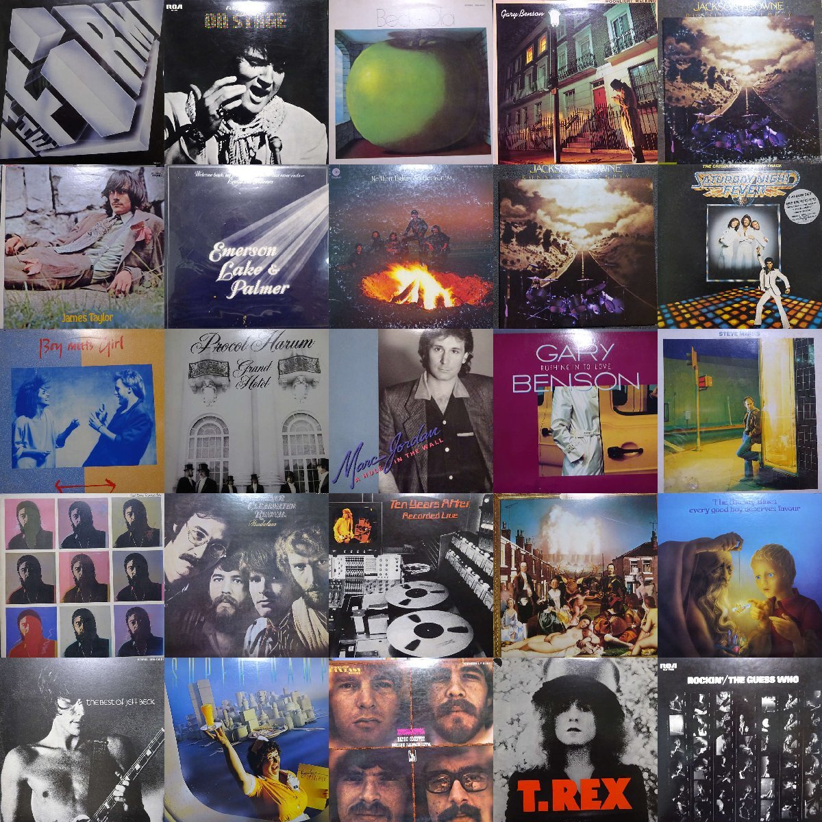 12102582;【大量!ALL国内盤!90枚以上!】 ALL JAPANESE PRESS ROCK & POPS 洋楽 90枚以上2箱セット/ Jeff Beck 他9