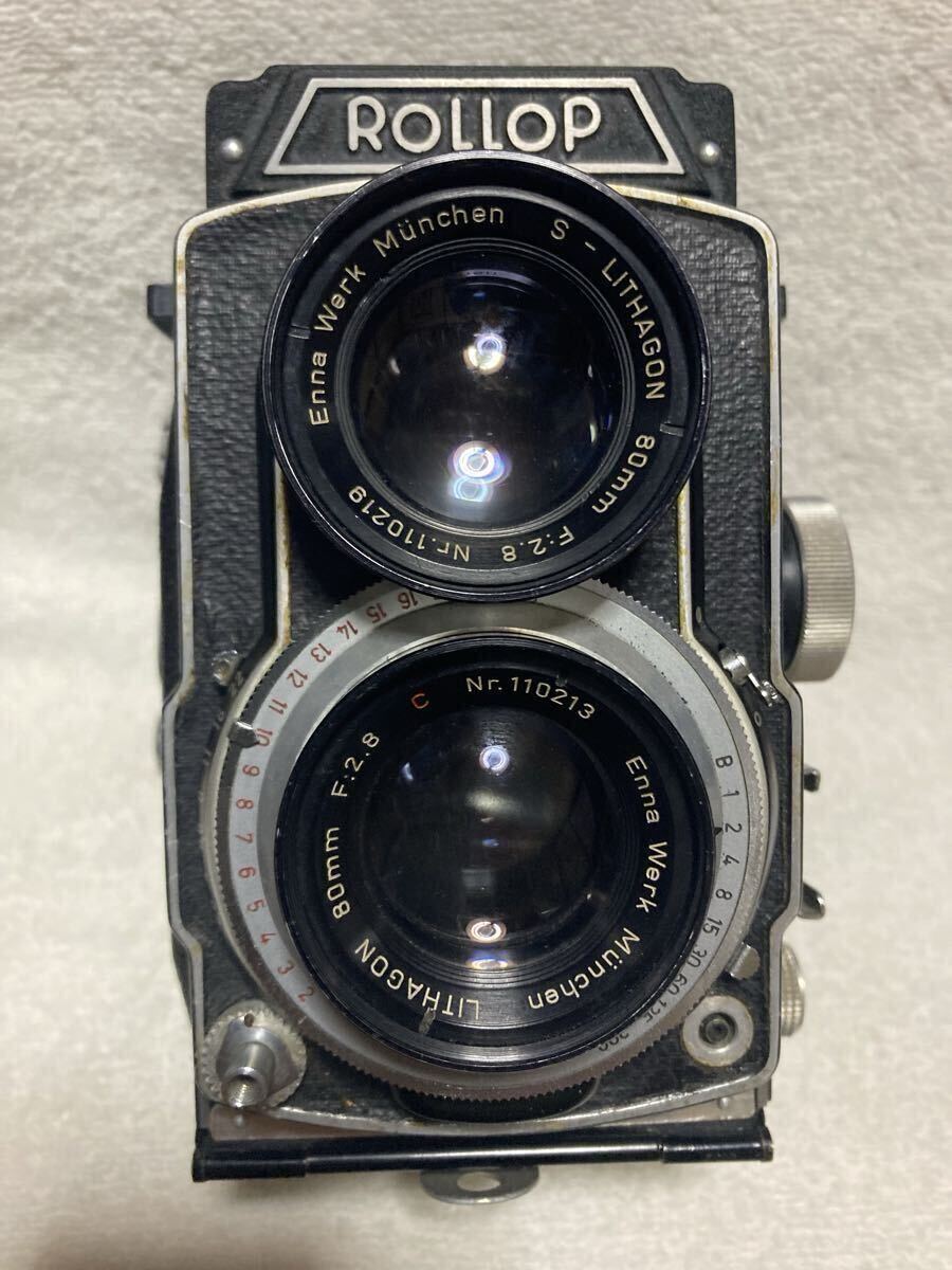 Rollop 80mm f2.8二眼レフカメラ動作品
