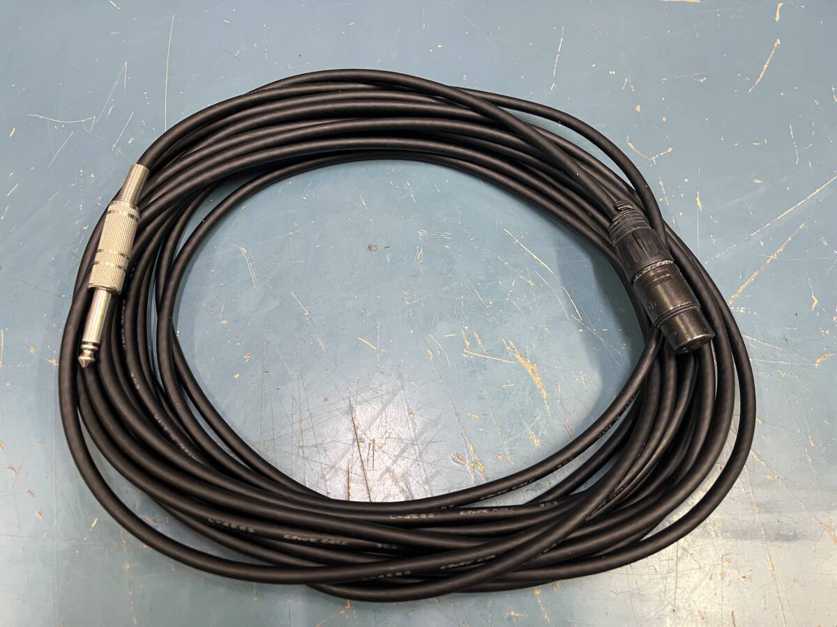 XLRケーブル キャノンメスーモノラルフォン 10m