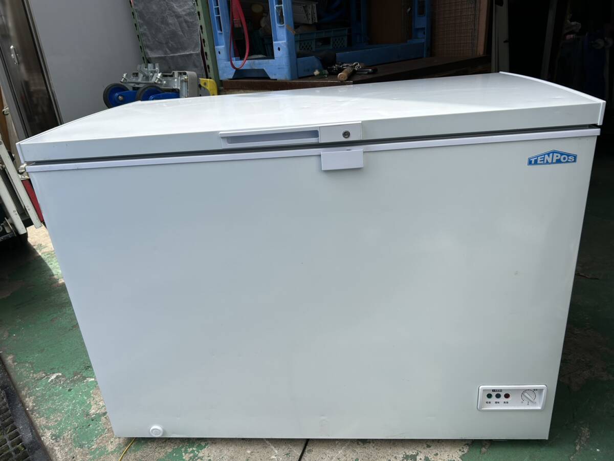 Z703/24年製 業務用 店舗 テンポス 282L 冷凍ストッカー TBCF-282-RH 100V 幅1116×奥644×高845 作動品 引き取り歓迎