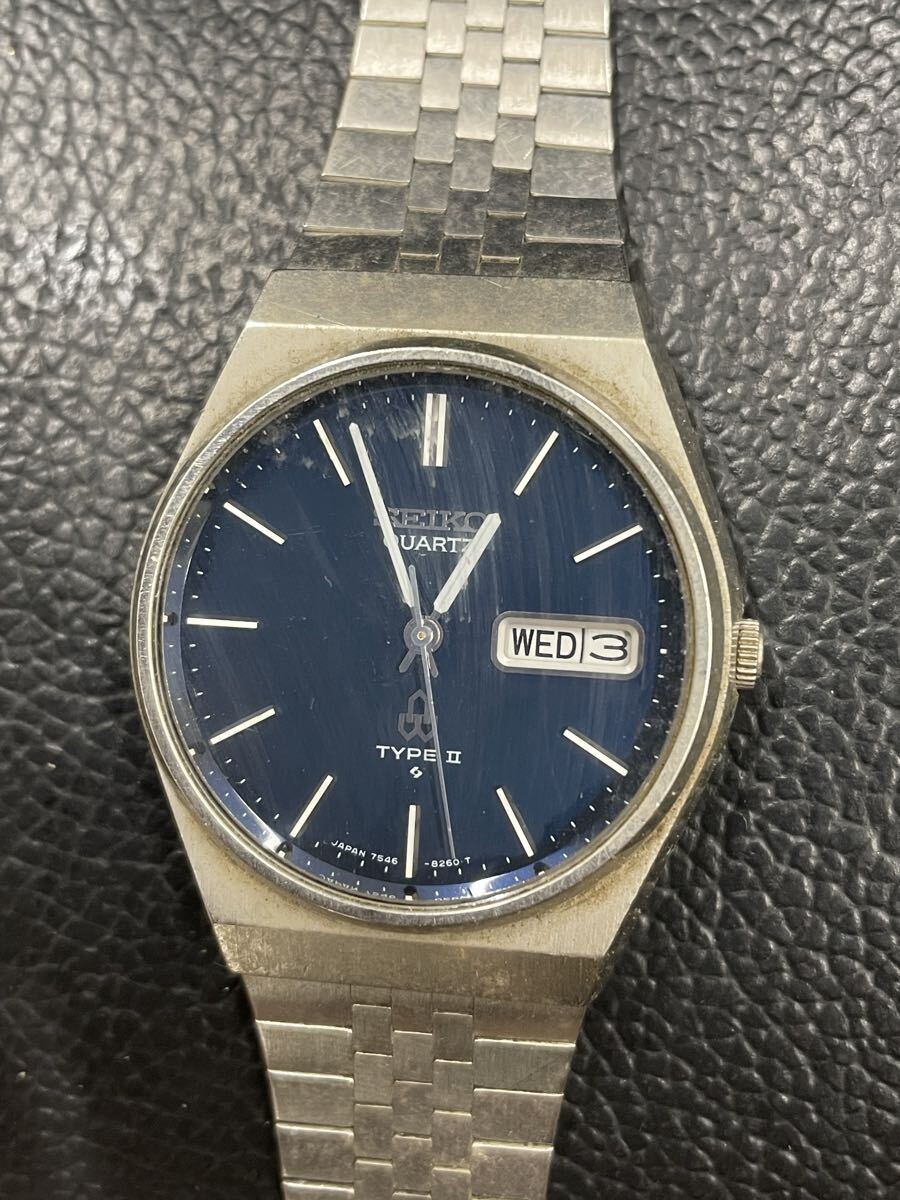 ◆ SEIKO セイコー　TYPE2 7546-8230 クォーツ 腕時計