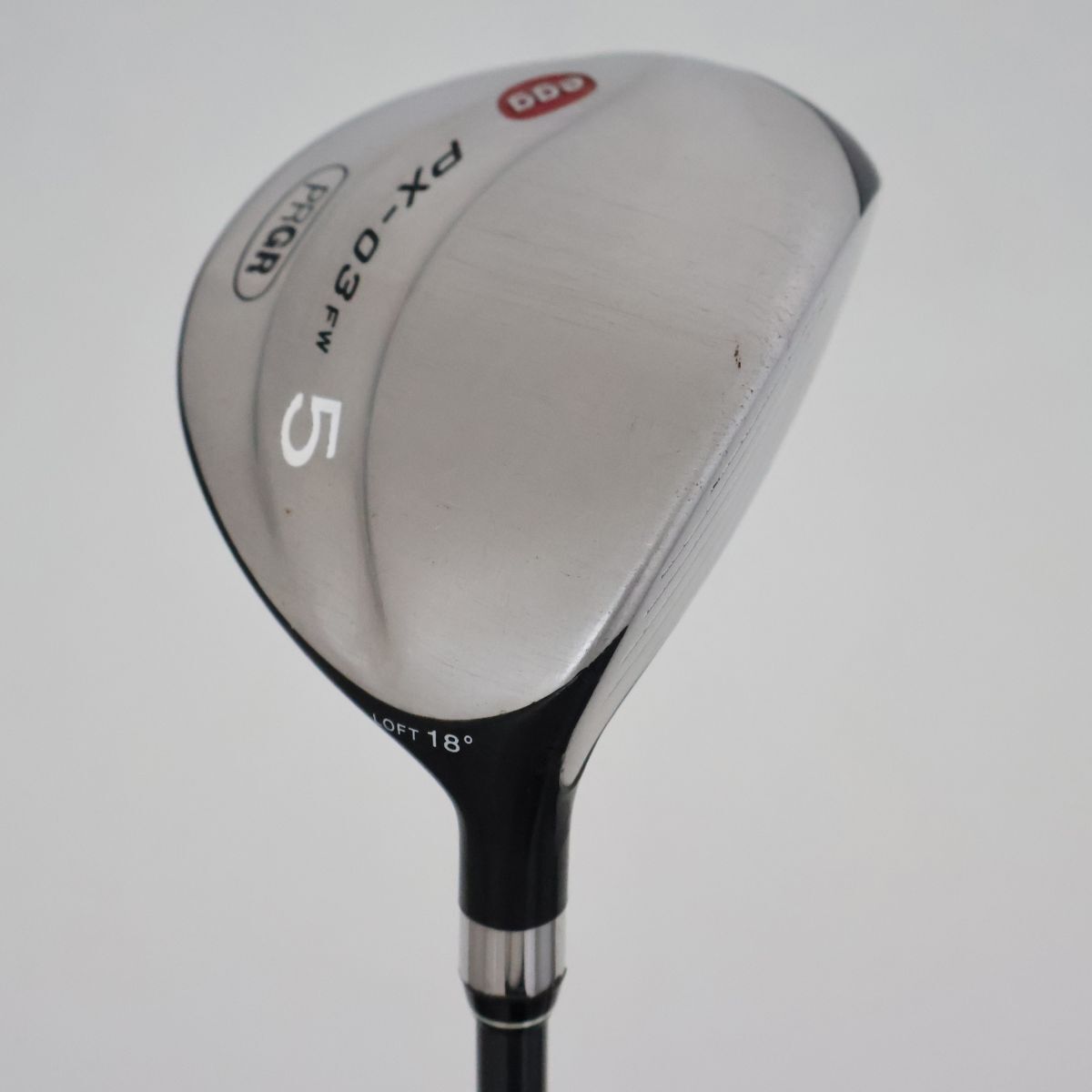 ●PRGR★プロギア　egg☆エッグ　PX-03　フェアウェイウッド　5W　18°INSPEC065カーボン　M-43【S相当】（89630