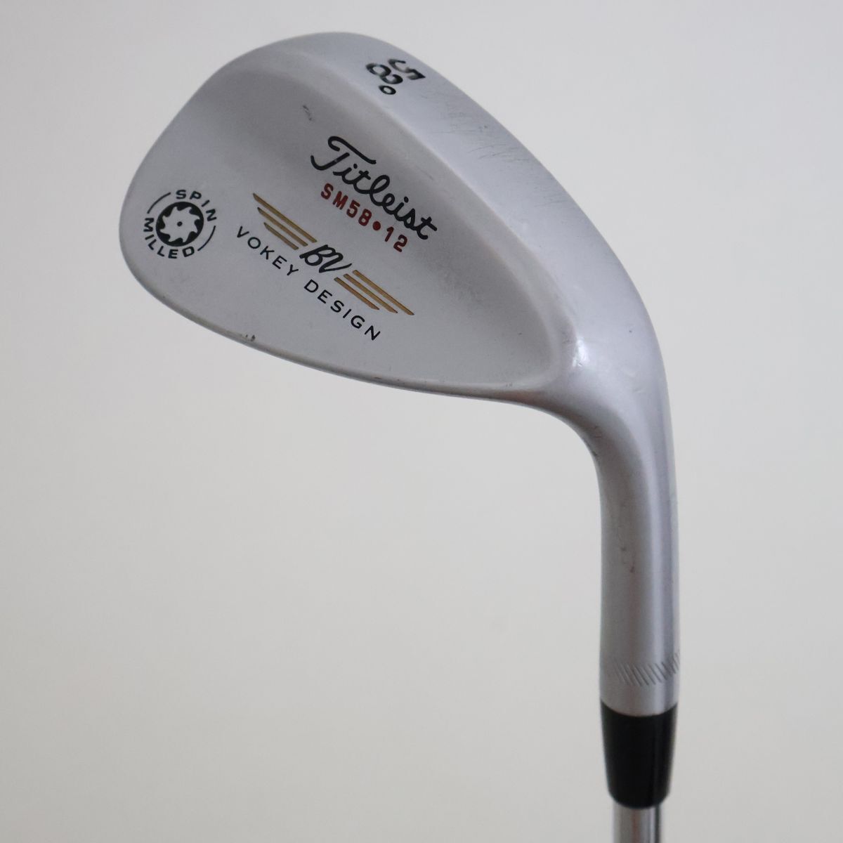 ●訳有1円～！タイトリスト★ボーケイデザイン　スピンミルド　ウェッジ　SM58・12　58°DynamicGold チール（90697