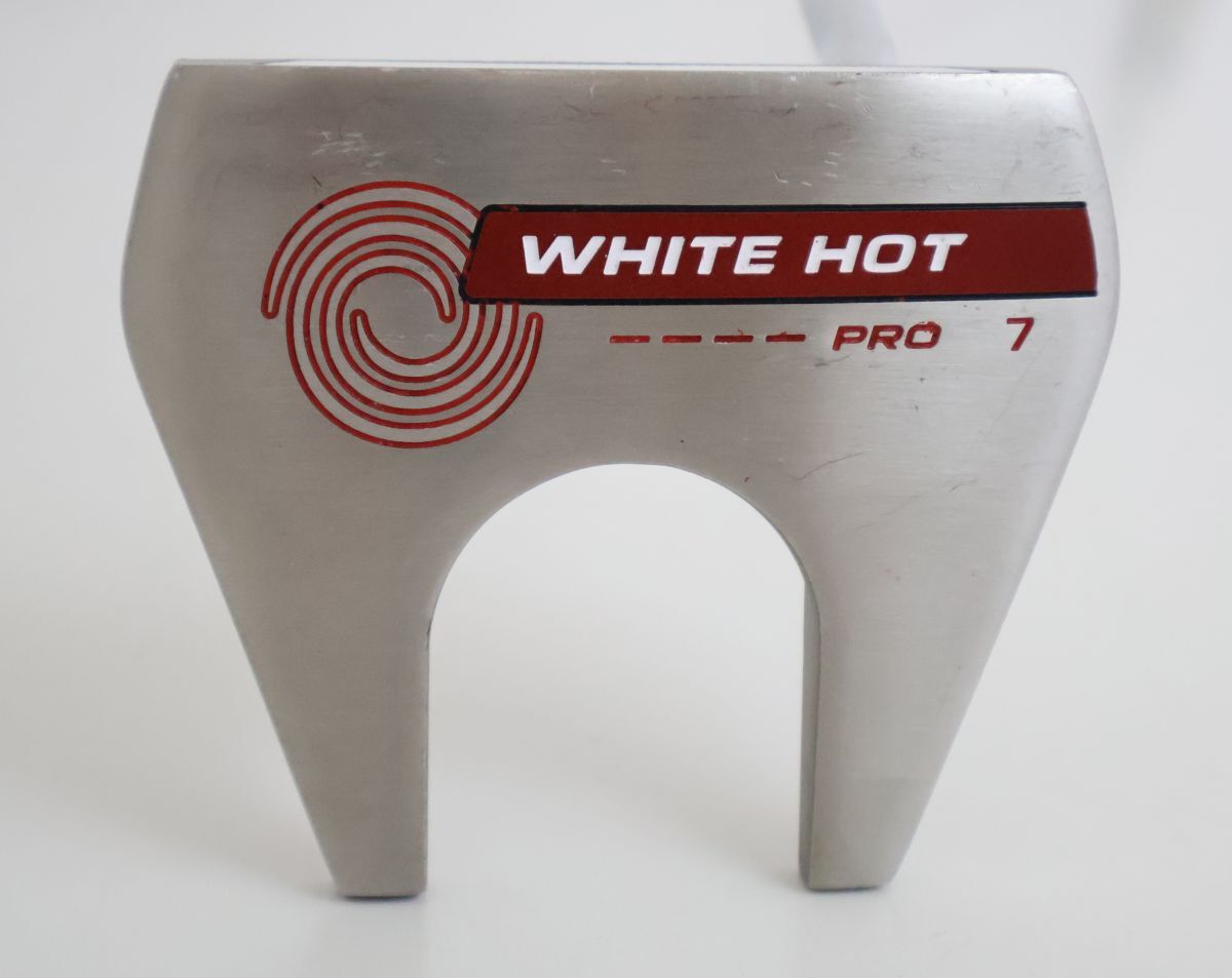 ●1円～！ODYSSEY★オデッセイ★WHITE HOT PRO☆ホワイトホット プロ　＃7　パター　オリジナルスチール（90834