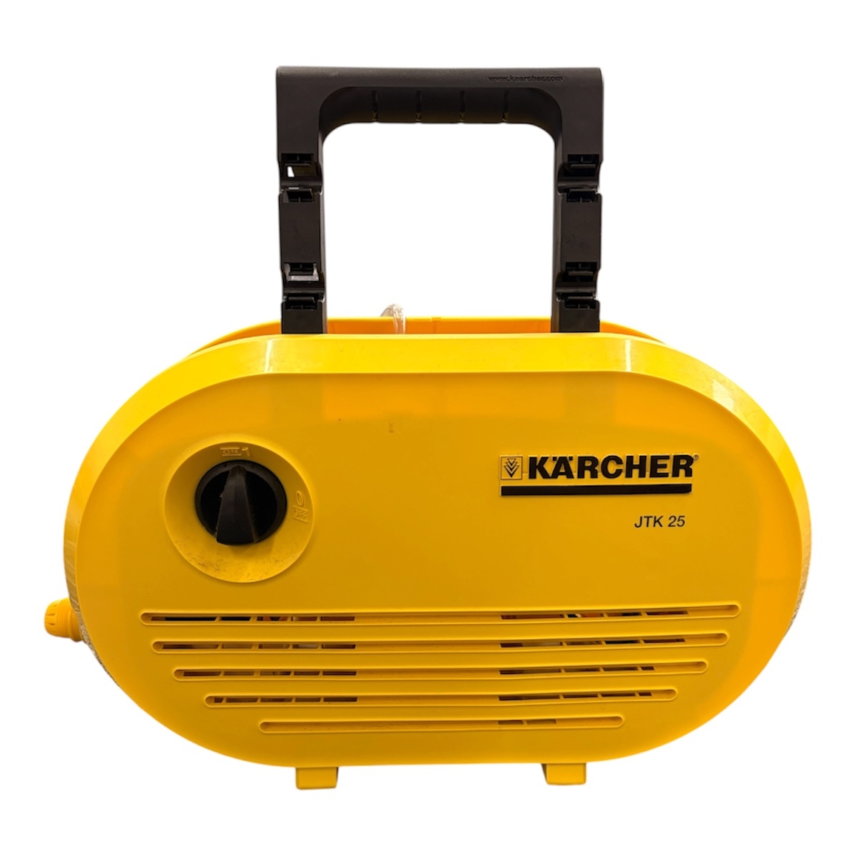 １円スタート【美品】KARCHER ケルヒャー 高圧洗浄機 JTK-25 掃除用具 家庭用 ヘッドブラシ付き イエロー 現状品 動作未確認