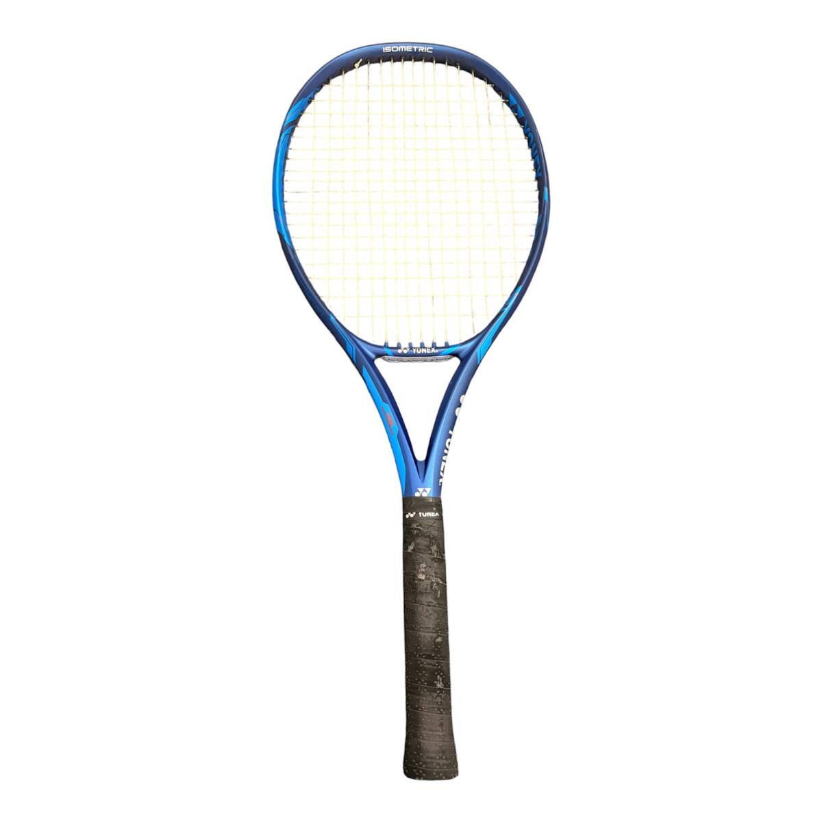 １円スタート【美品】YONEX ヨネックス O.P.S. 100 Oval Pressed Shaft ISOMETRIC テニスラケット スポーツ用品 ブルー 現状品
