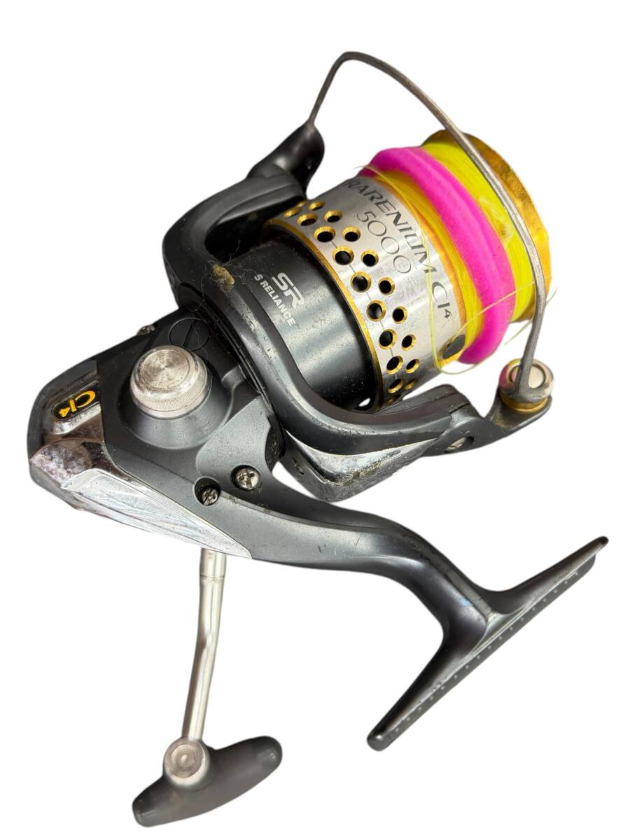 １円スタート SHIMANO シマノ RARENIUM CI4 5000 リール 釣り具 釣り用品 スポーツ フィッシング シルバー 現状品