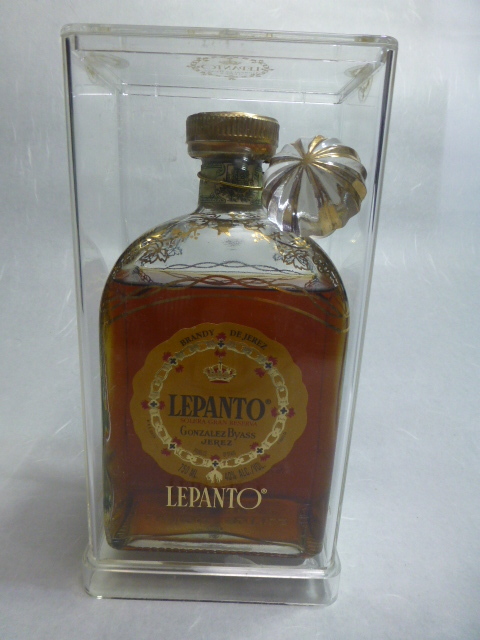 古酒　LEPANTO　レパント　ソレラ・グラン　レゼルバ◇スペイン◇ブランデー　替栓付 　クリアケース◇未開封■送料無料