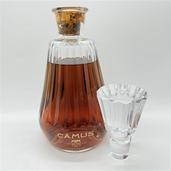 CAMUS カミュ バカラ カラフェ クリスタルボトル 替栓付 ブランデー 内容量アルコール度数未記載 古酒 洋酒 インテリア 現状品 1円 14052