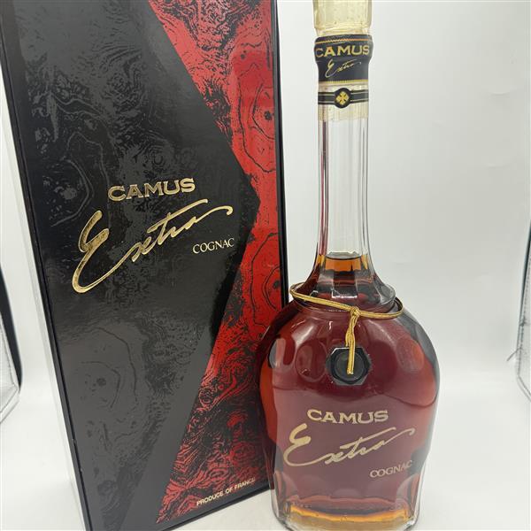 CAMUS カミュ Extra エクストラ Long ロング neck ネック ボトル コニャック ブランデー 古酒 洋酒 箱 700ml 40％ 未開栓 希少 1円 14051