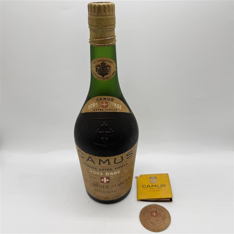 CAMUS カミュ HORS D'AGE オルダージュ RESERVE EXTRA VIEILLE コニャック ブランデー 古酒 洋酒 700ml 40度 未開封品 1円 14054