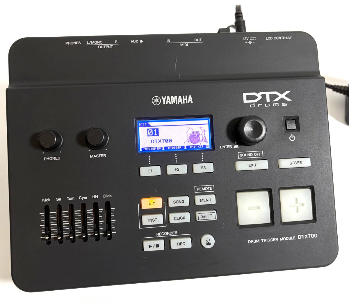 ★完動品★ YAMAHA ヤマハ DTX700 電子ドラム 音源モジュール ドラムトリガーモジュール I260611