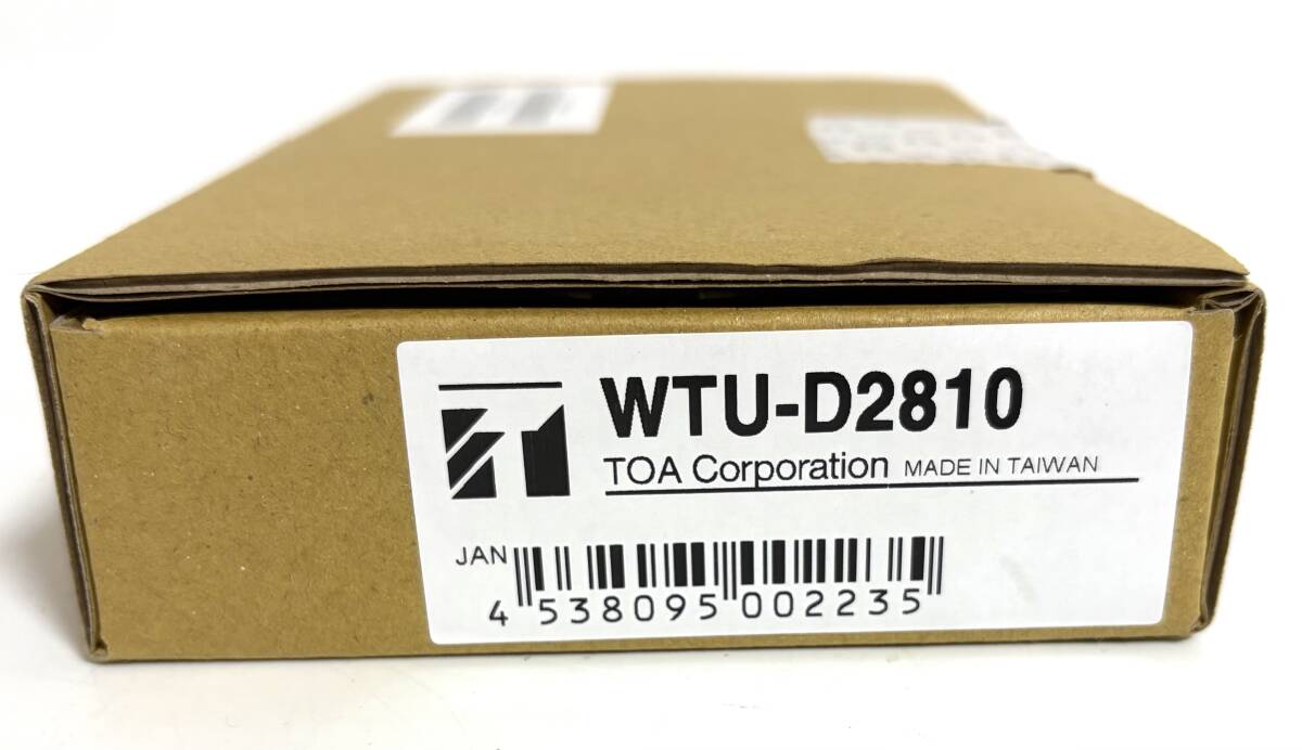 ★新品未開封品★ TOA デジタルワイヤレスチューナーユニット WTU-D2810 WTU-D2800の後継機種 I260618