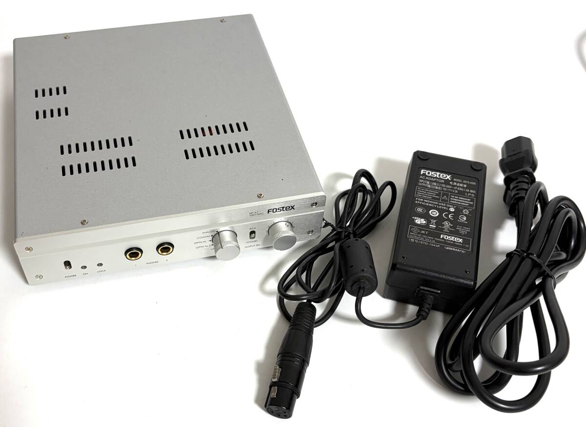 ★動作品★ Fostex HP-A7 フォステクス ヘッドホンアンプ ヘッドフォンアンプ 32bit DAC I260629