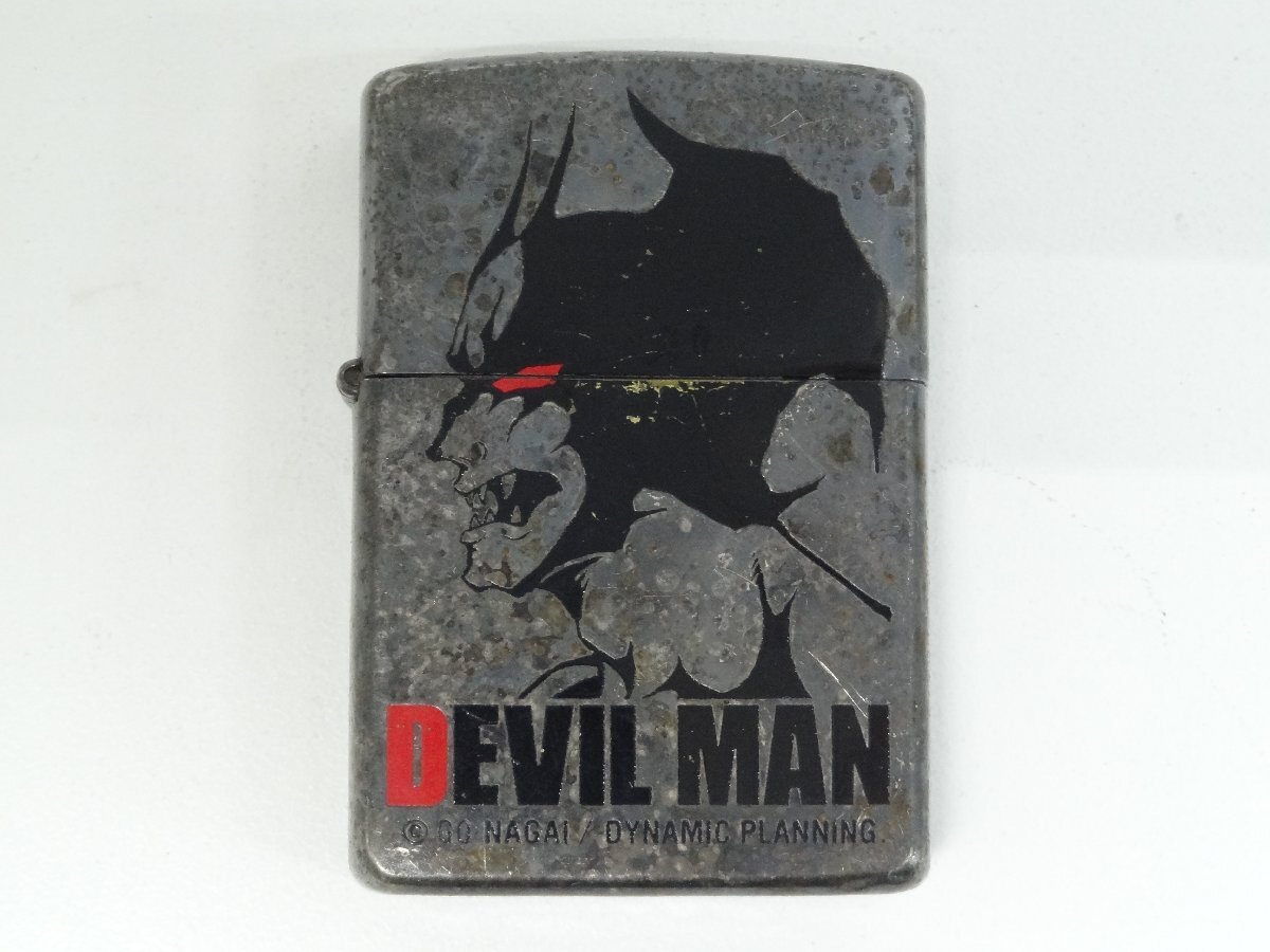 ユ■/Zこ0554　Zippo ジッポ　DEVIL MAN デビルマン //着火未確認 ジャンク 保証無
