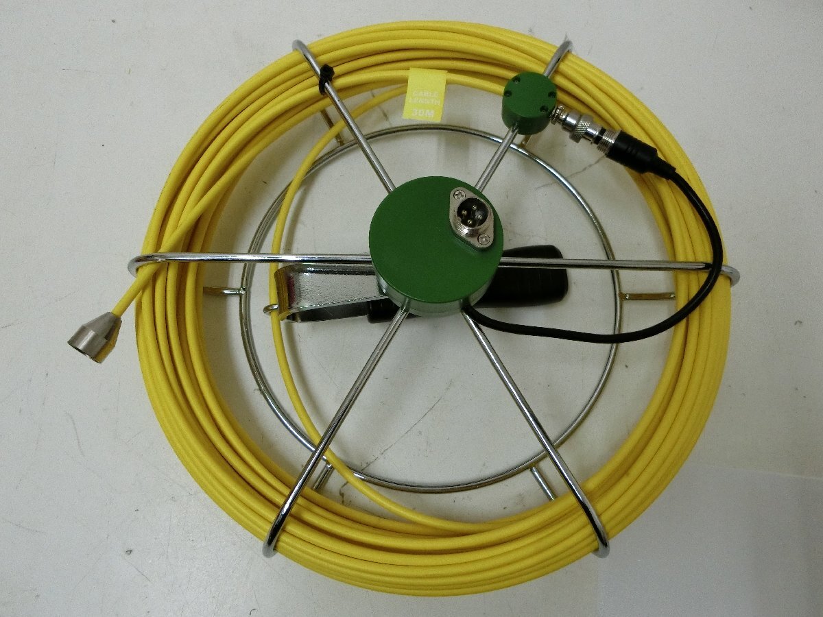 10■/Zク6024 HBUDS 工業用内視鏡 下水道カメラ 交換用 30mケーブル モード ：SY3800対応 ファイバースコープ ケーブル 防水 中古 保証無