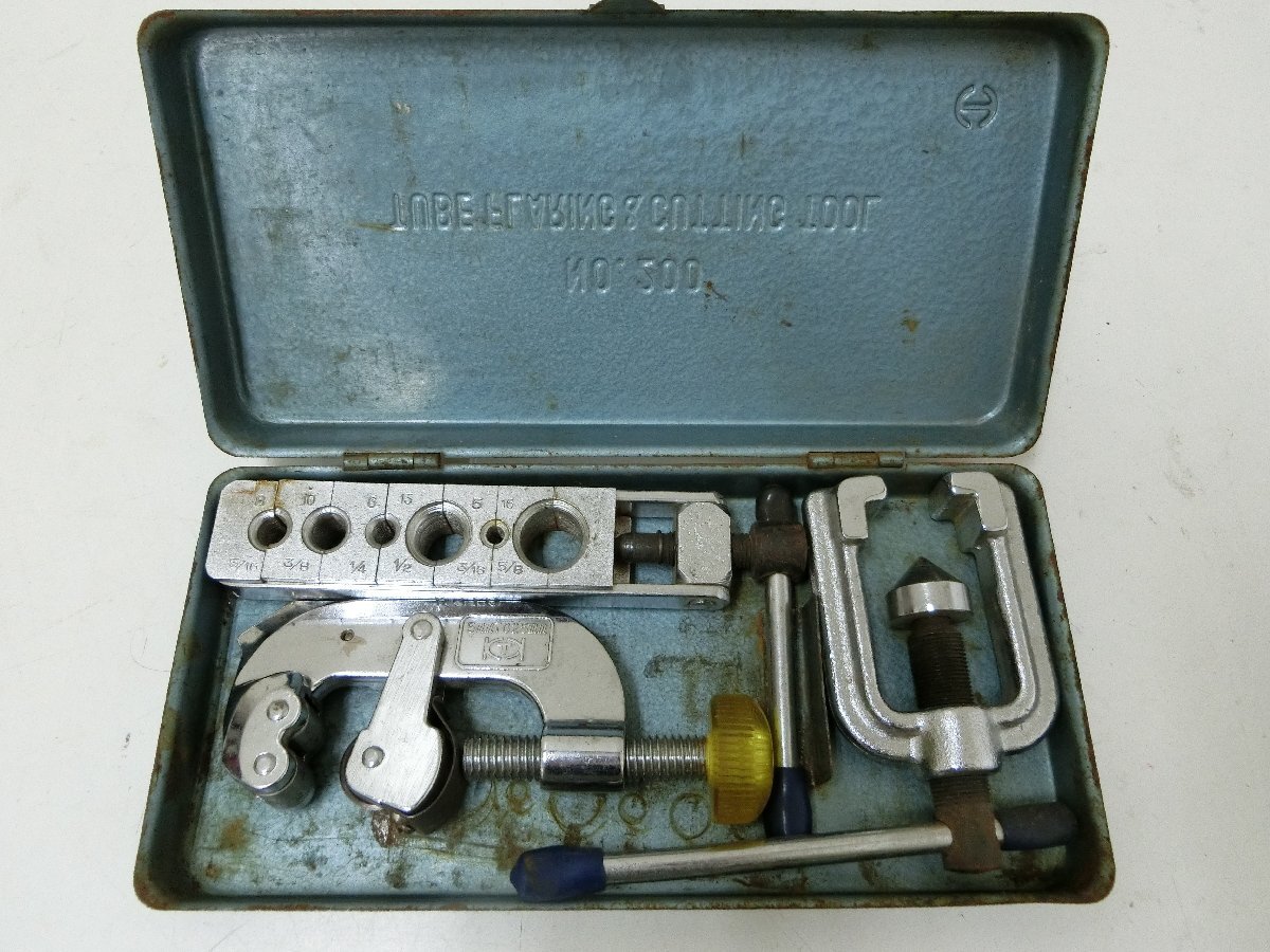 レ■/Zク6060 KOTO フレアリングツール & チューブカッター No.200 TUBE FLARING & CUTTING TOOL 空調 設備 手工具 ハンドツール 現状品