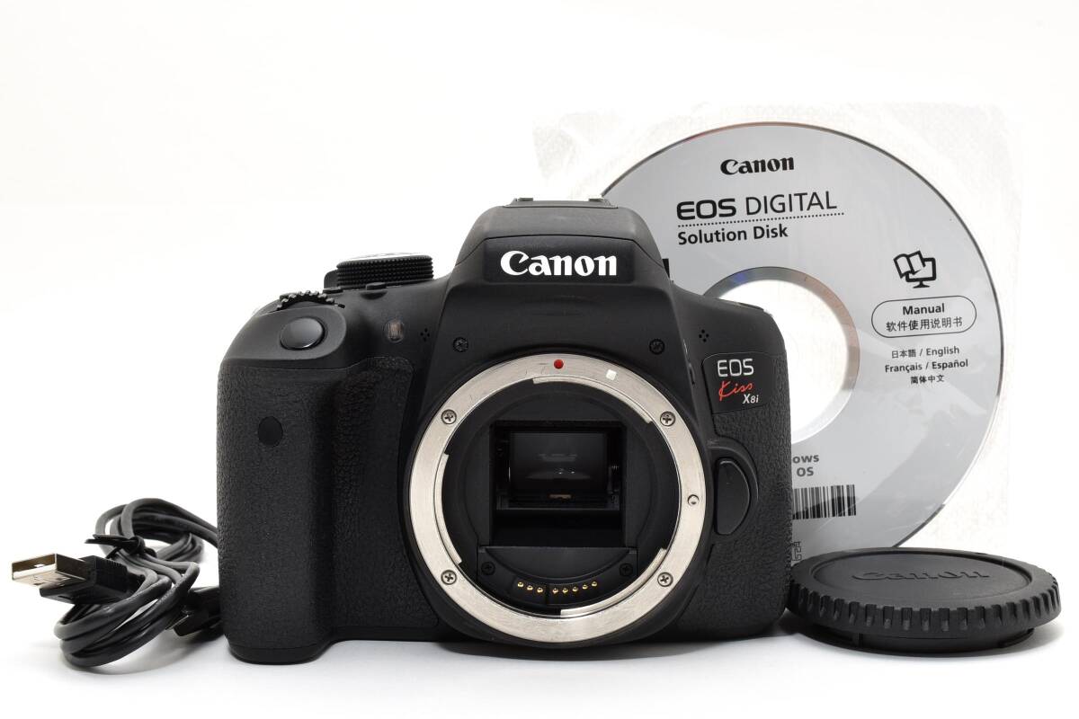 ★外観極上品★ 【シャッター数21648回】キヤノン CANON EOS Kiss X8i　Y3736#572