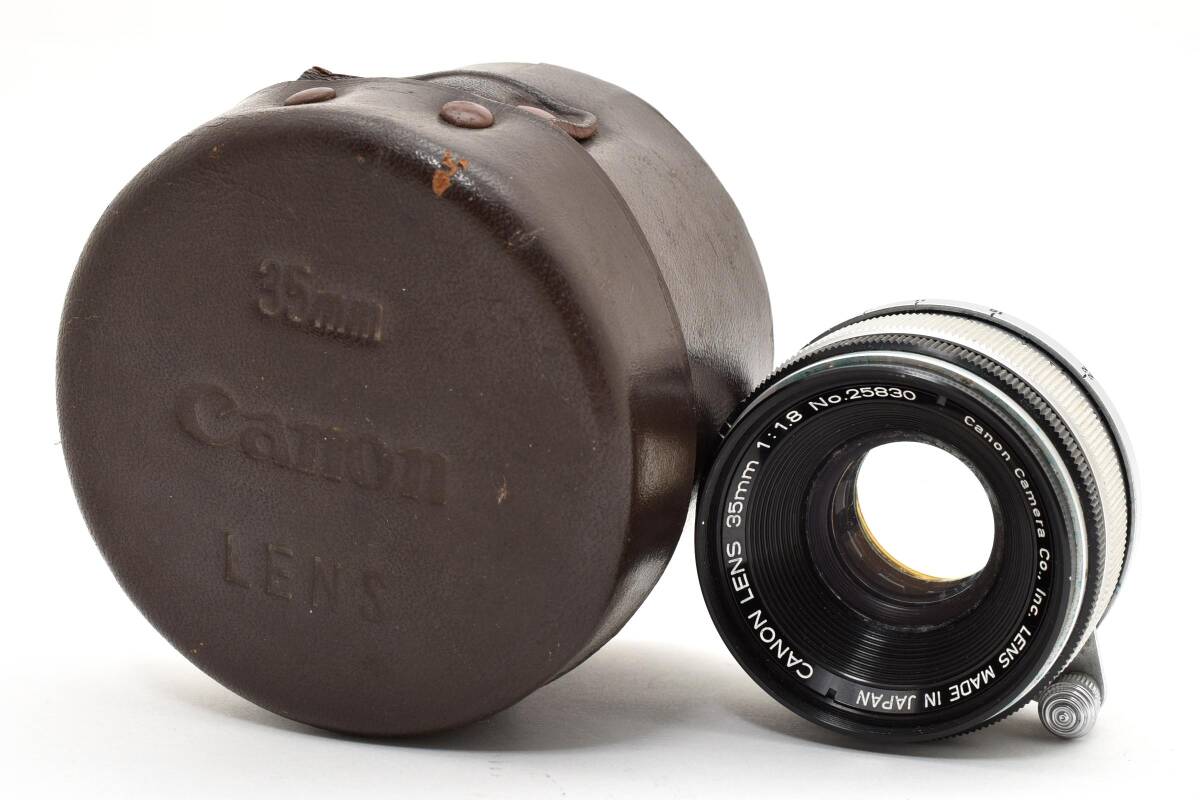 ★希少品★ キヤノン CANON 35mm F1.8 L39 Y3657#632