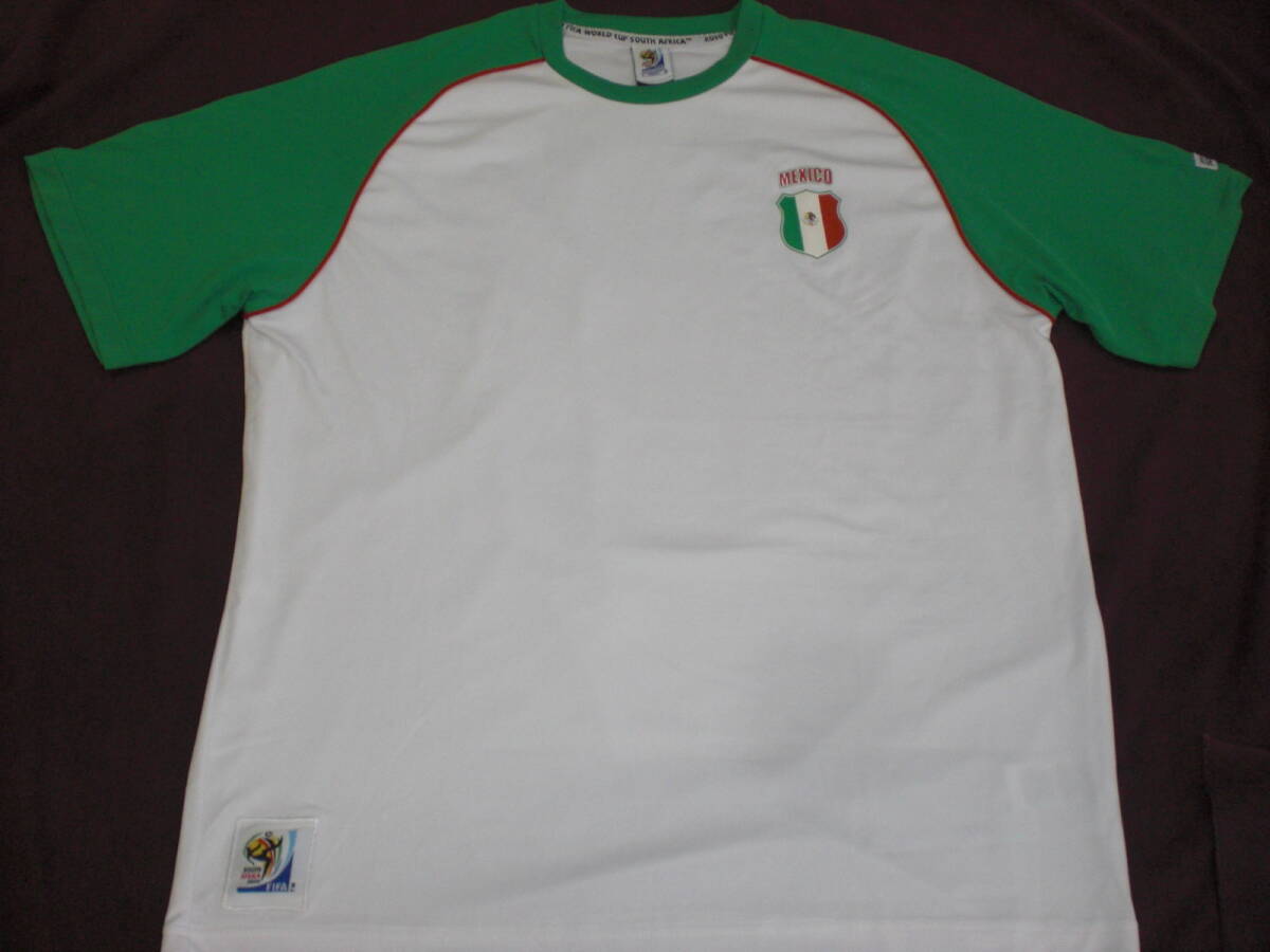 2010南アフリカW杯・メキシコ代表 公式応援シャツ(L) USED