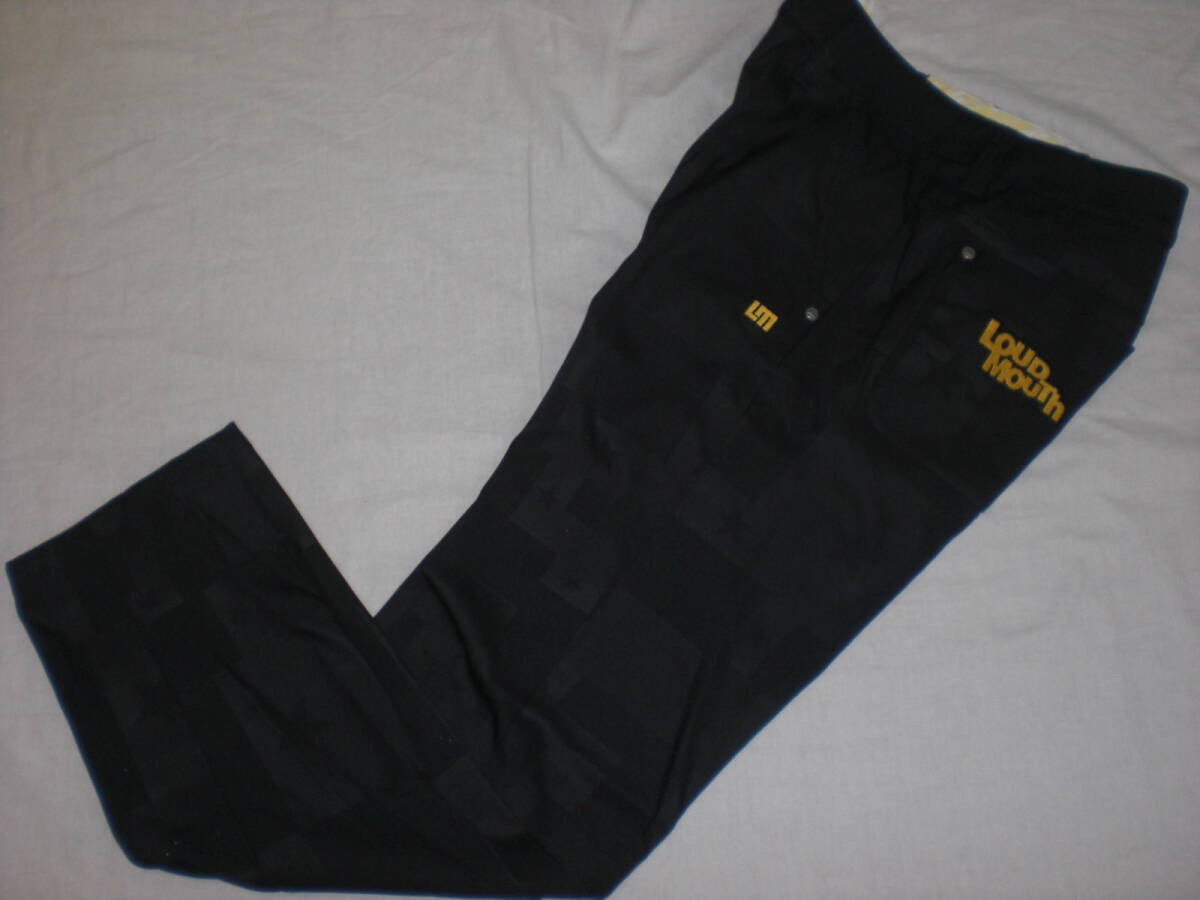 LOUDMOUTHラウドマウス・レディス 黒 パンツ(M) USED 