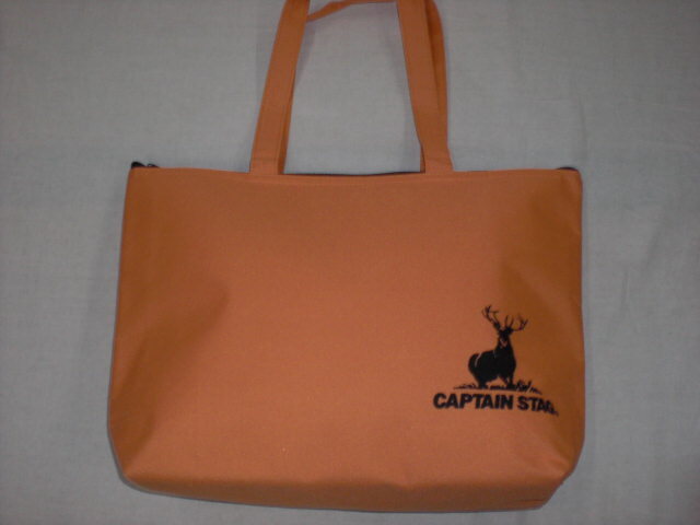 CAPTAIN STAGキャプテンスタッグ・オレンジ 保冷トートバッグ 未使用品