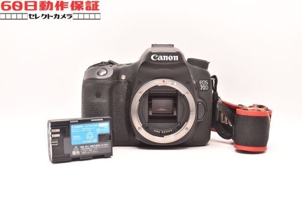 ◎60日動作保証付き！◎完全動作品◎EOS 70D 【Canon・キヤノン】CH2606035ys