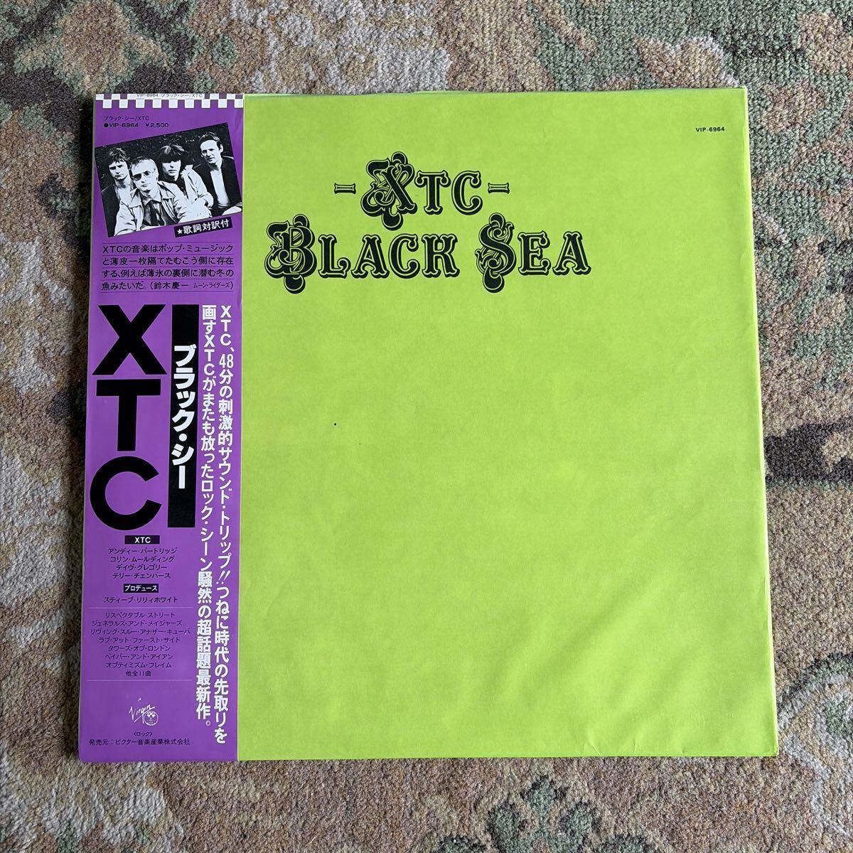 初回限定スリーブ! 帯付美盤 XTC Black Sea ブラックシー LPレコード VIP-6964 アンディパートリッジ ニューウェーブ ポストパンク 稀少/a3